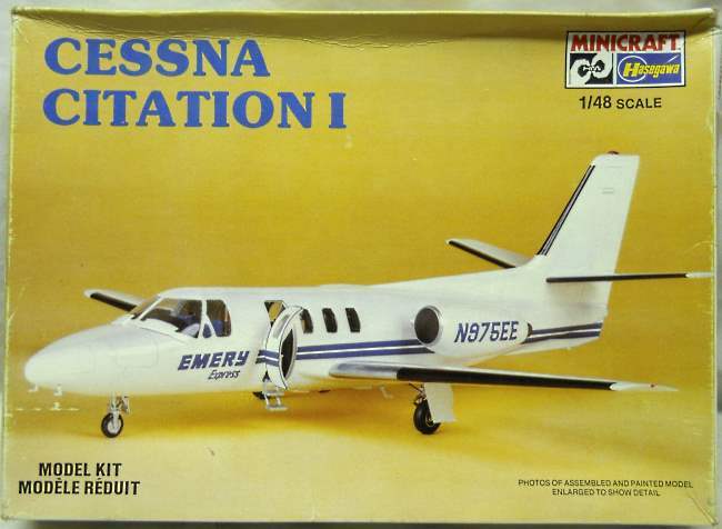 Hasegawa 1/48 Cessna Citation I, 1168 plastic model kit